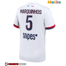 Moške Nogometnih dresov Paris Saint-Germain Marquinhos #5 Gostujoči 2025-26 Kratki rokavi
